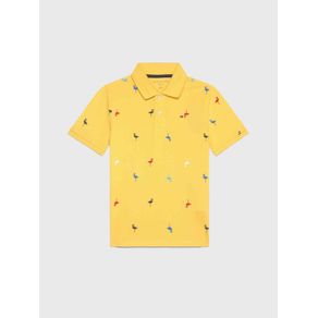 

Polo con flamingos estampados de niño Talla: L