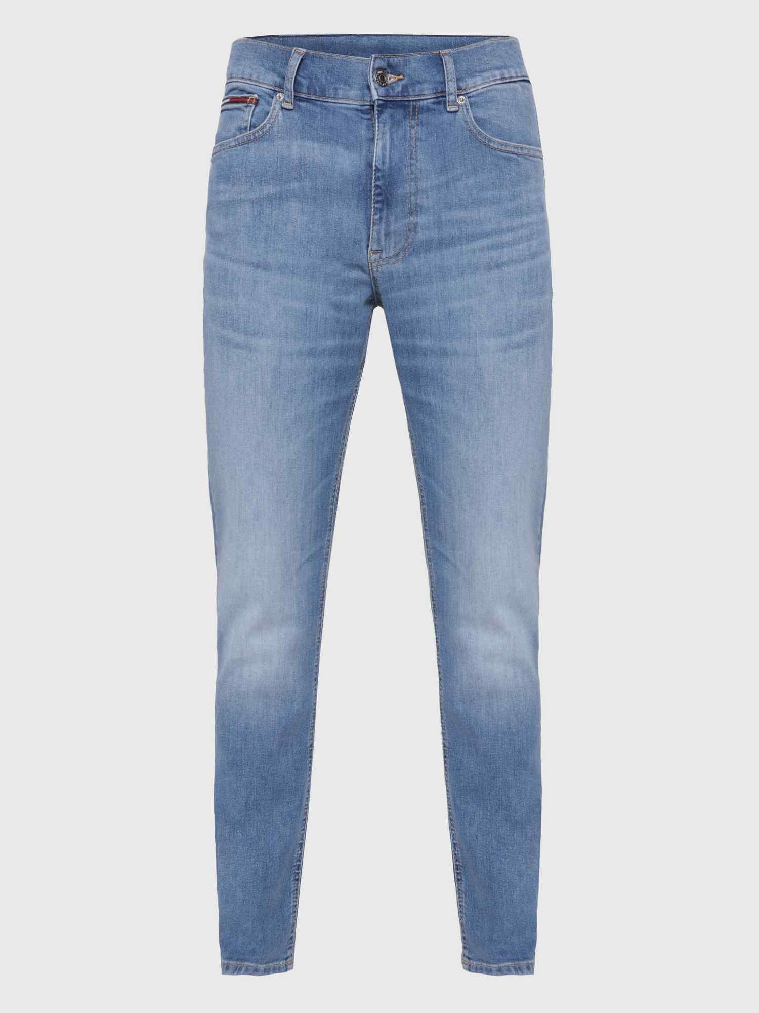 Jeans skinny con logo en bolsillo de hombre Tommy