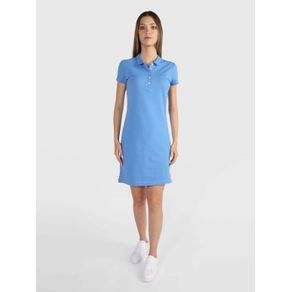 

Vestido tipo polo de manga corta de mujer Talla: L