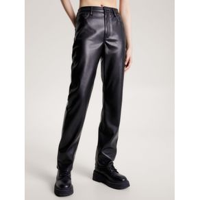 

Pantalón Julie recto de piel vegana Talla: 26/30