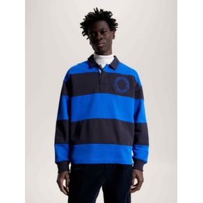 

Polo de rugby de corte clásico con rayas Talla: M