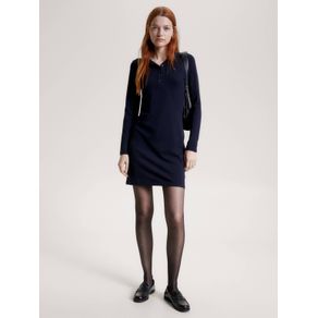 

Vestido 1985 con manga larga y cuello de polo Talla: L