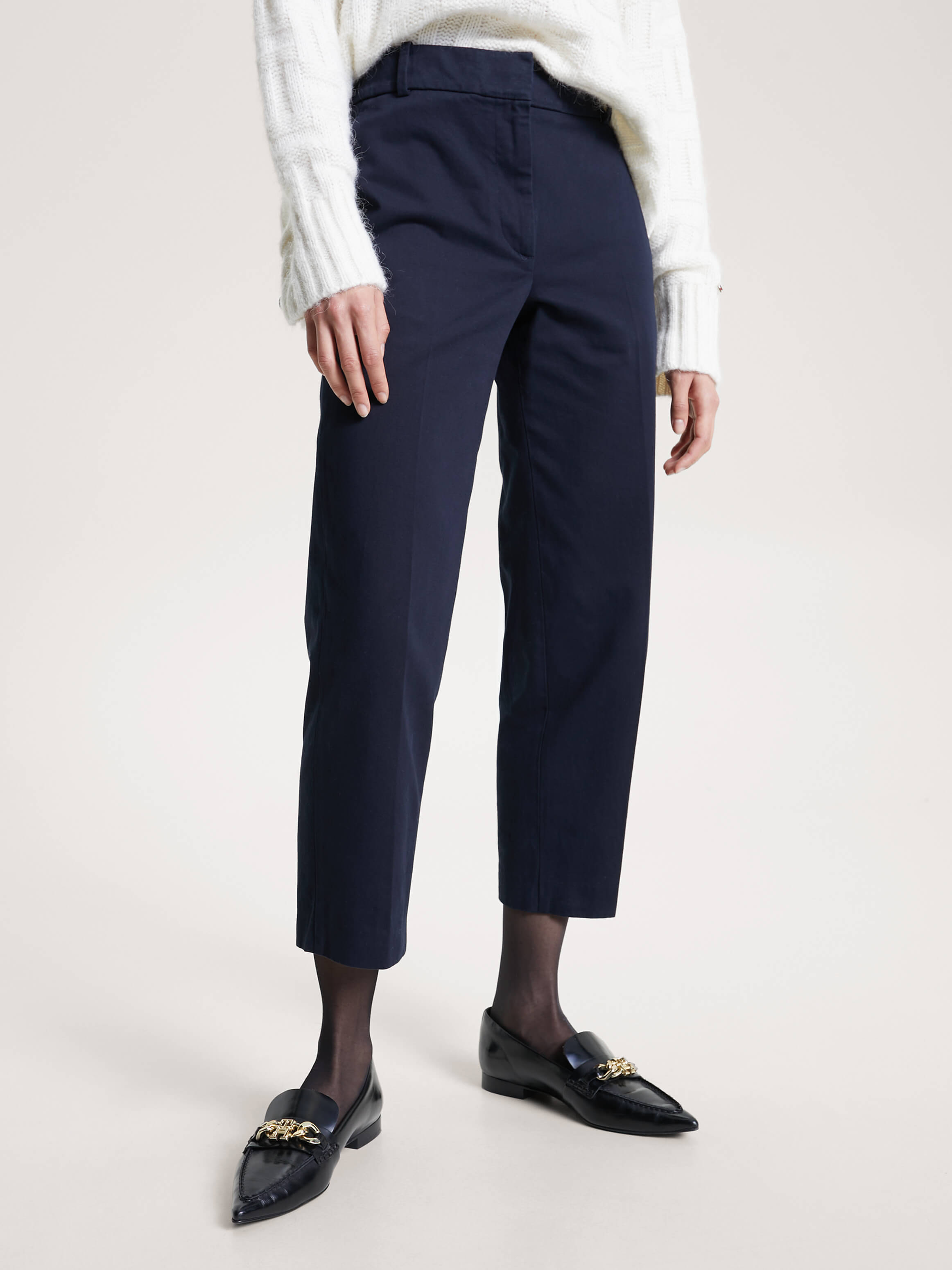 Pantalón chino essential recto de corte slim mujer Tommy Hilfiger