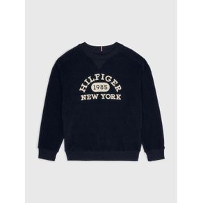 

Sudadera de rizo con logo universitario Talla: 10