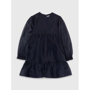 

Vestido de organza con corte evasé Talla: 12