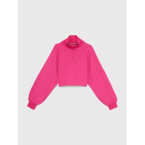 

Sudadera de corte amplio con media cremallera Talla: 10