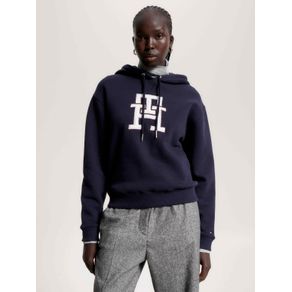 

Hoodie con parche bordado Talla: L