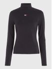 Playera-slim-de-punto-con-cuello-perkins-de-mujer