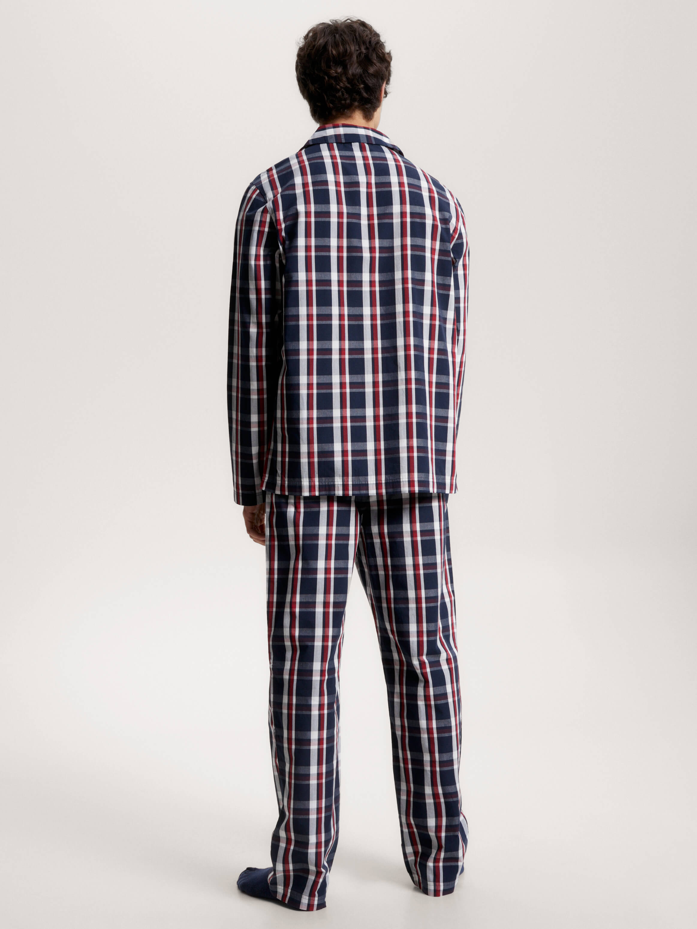 Pijama de manga larga Global Stripe hombre Tommy Hilfiger