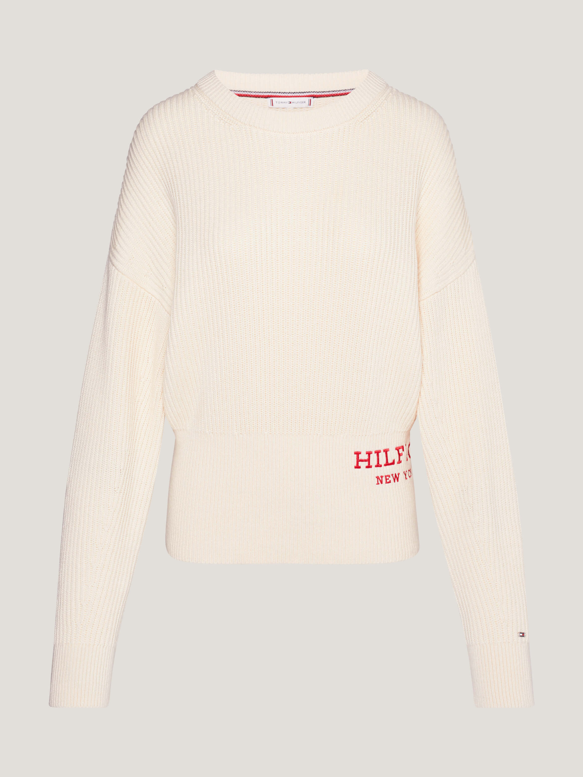 Suéter con logo del monotipo Hilfiger de mujer Tommy
