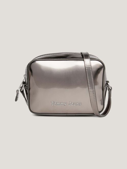Bolso-bandolera-metalizado-con-logo-de-mujer