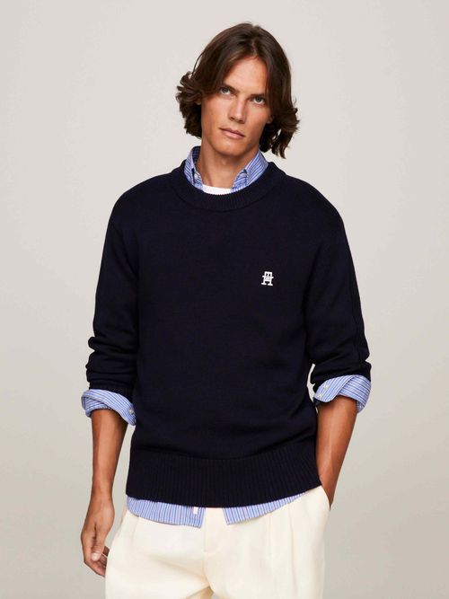 Sueter-de-cuello-redondo-TH-Monogram-de-hombre