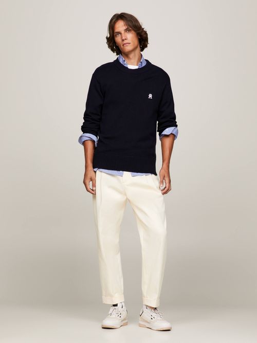Sueter-de-cuello-redondo-TH-Monogram-de-hombre
