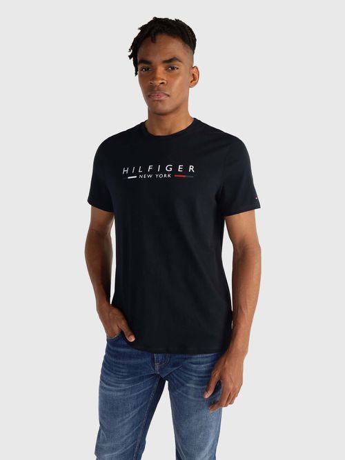 Playera-con-logo-estampado-de-hombre