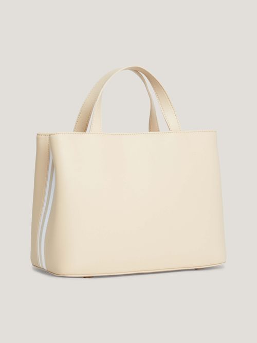 Bolso-satchel-Essential-con-monograma-TH-de-mujer