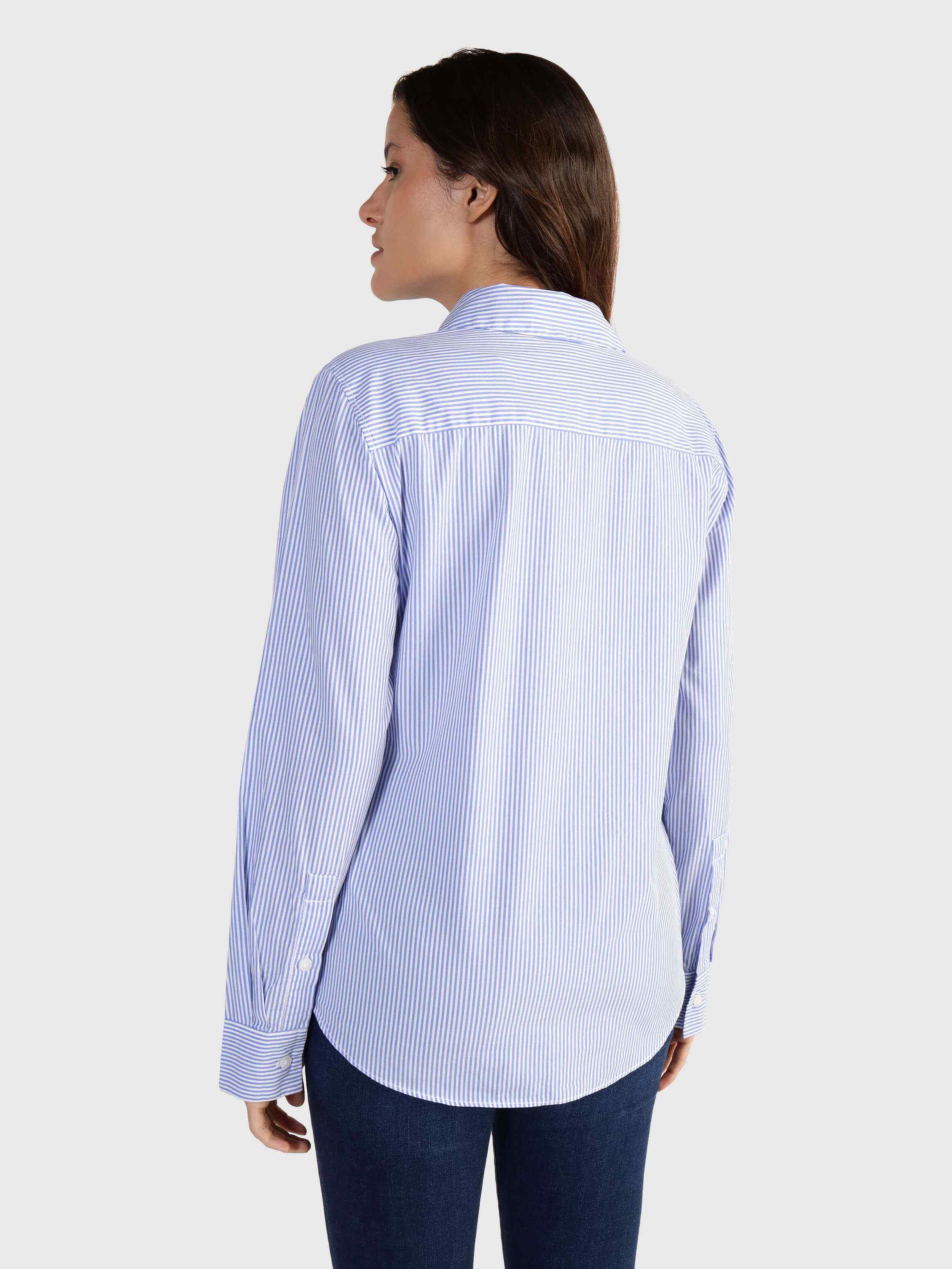 Camisa con franjas verticales de mujer Tommy Hilfiger