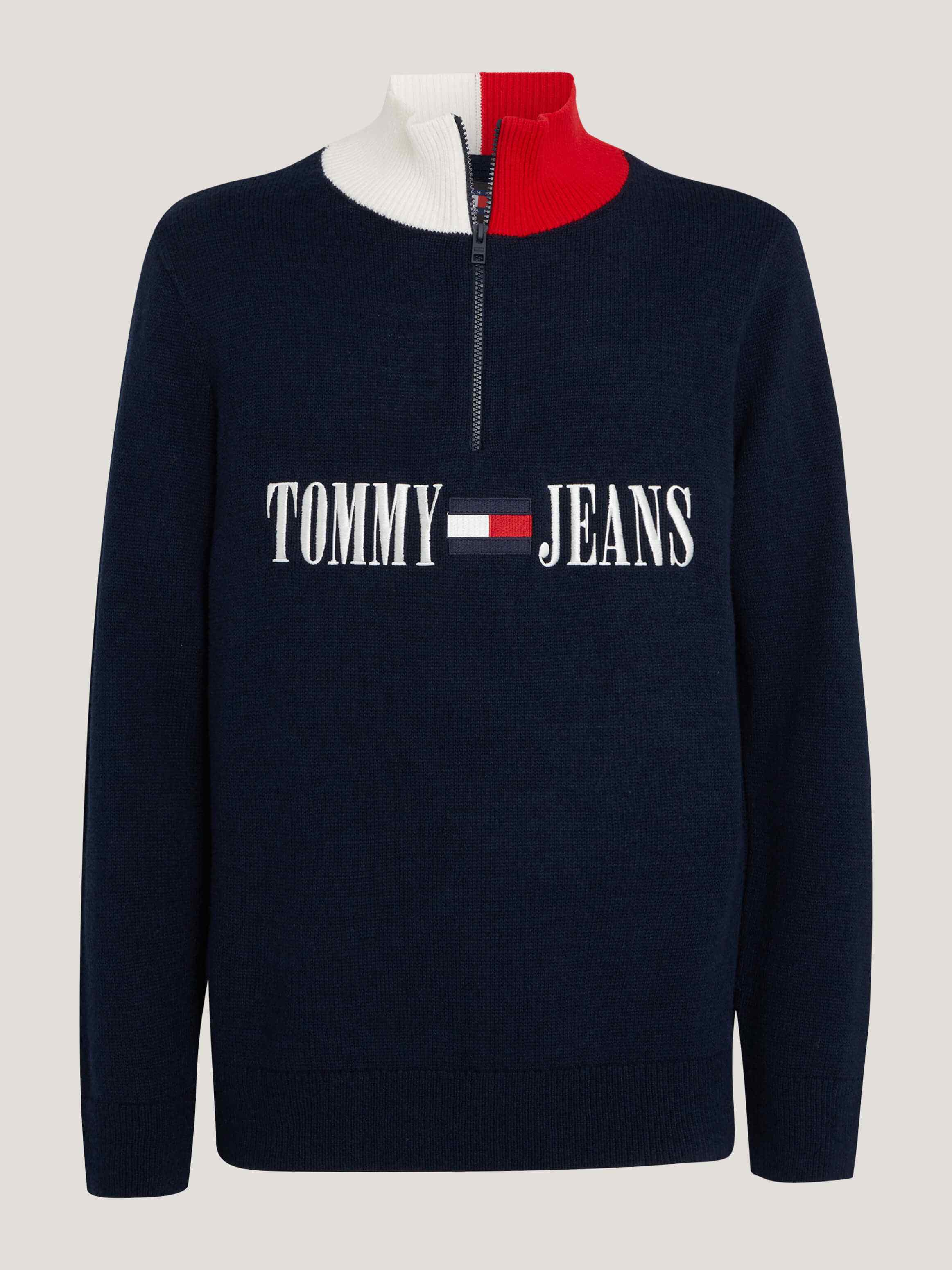 Suéter de cuello alto con media cremallera hombre Tommy Jeans