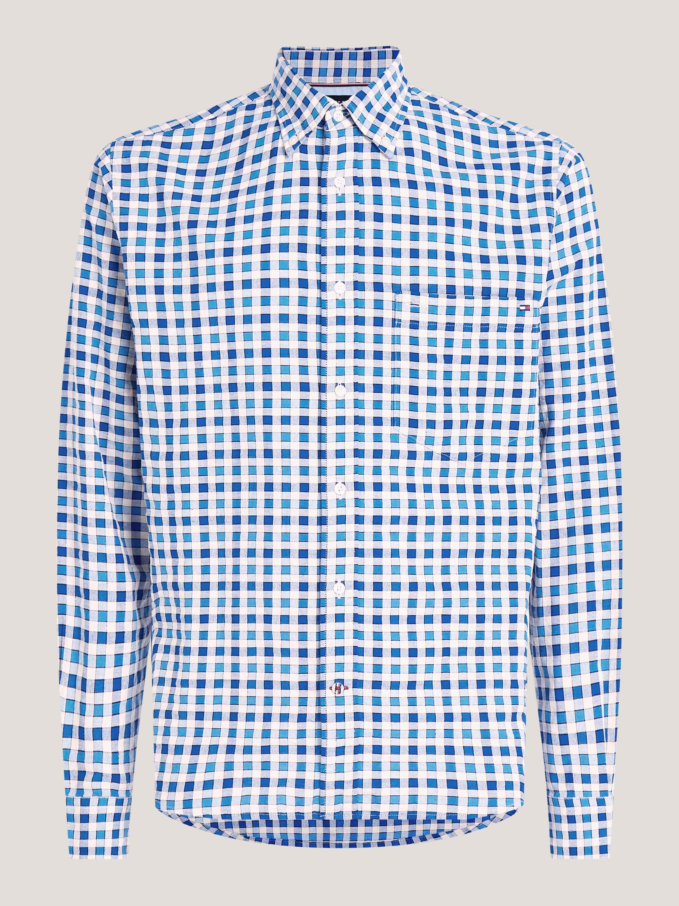 Camisa Oxford regular de cuadros Vichy hombre Tommy Hilfiger