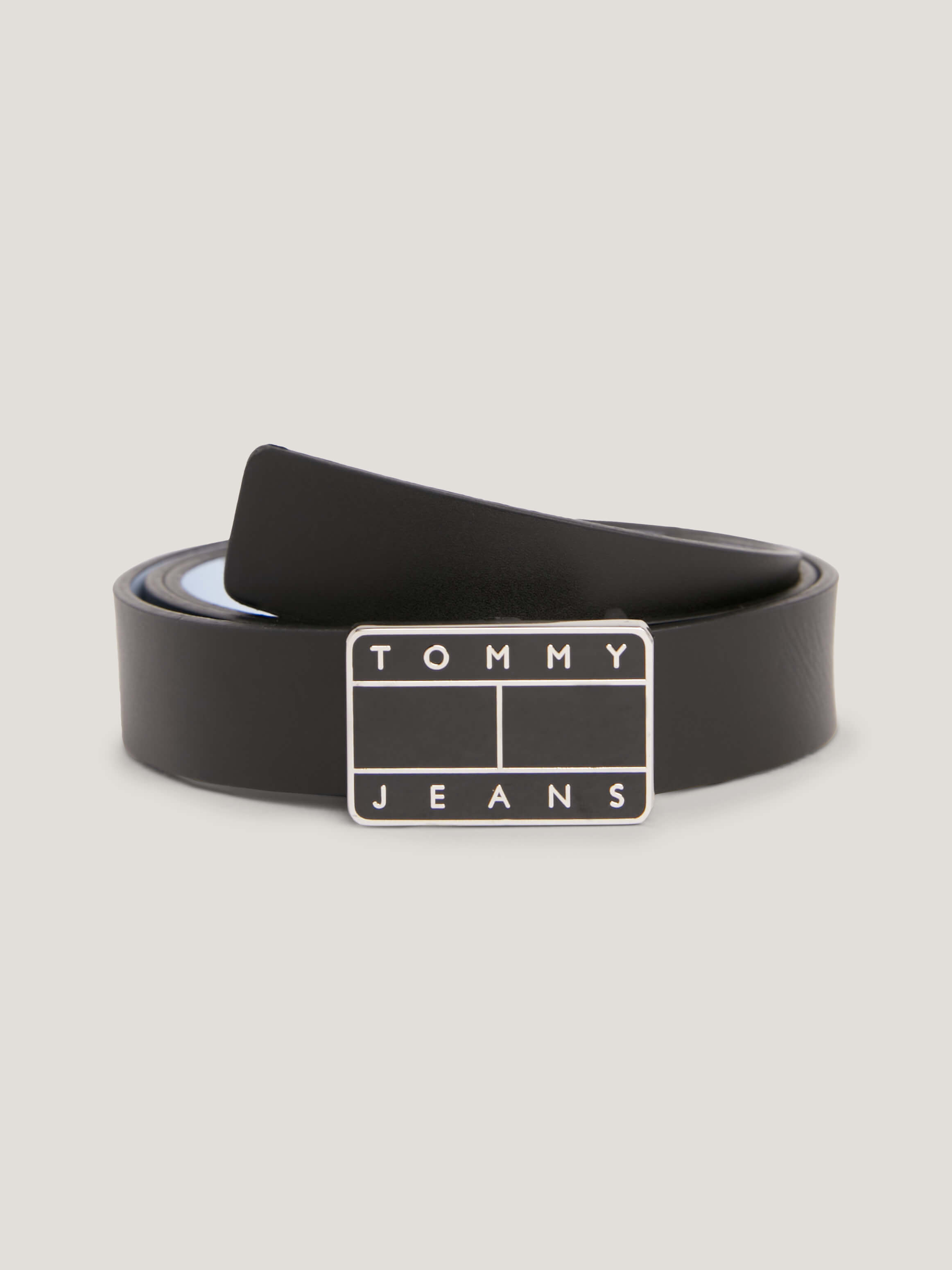 Cinturón reversible de piel con logo mujer Tommy Jeans