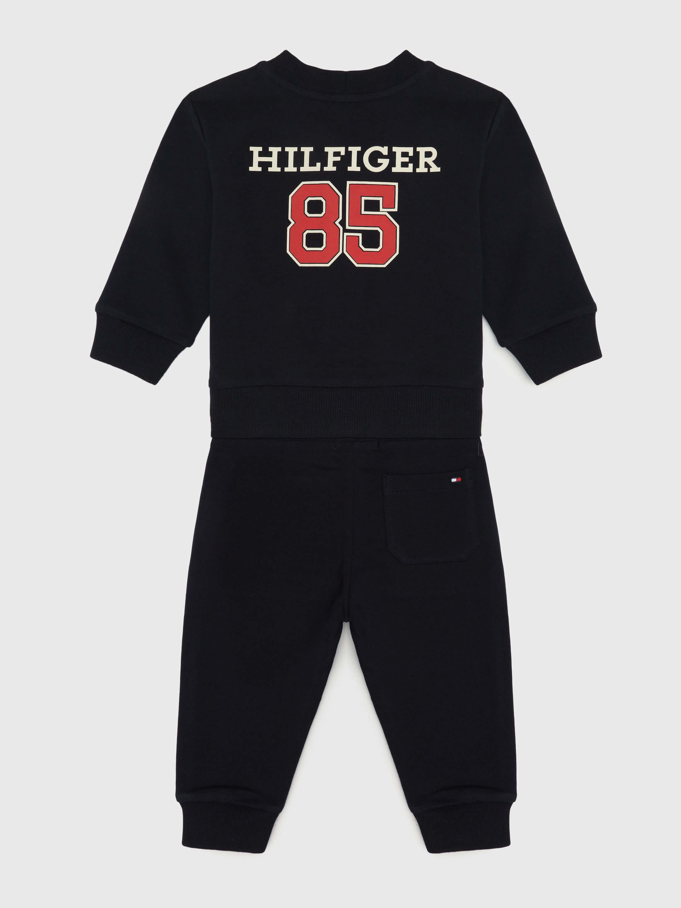 Conjunto de pants y suéter con logo bebé Tommy Hilfiger