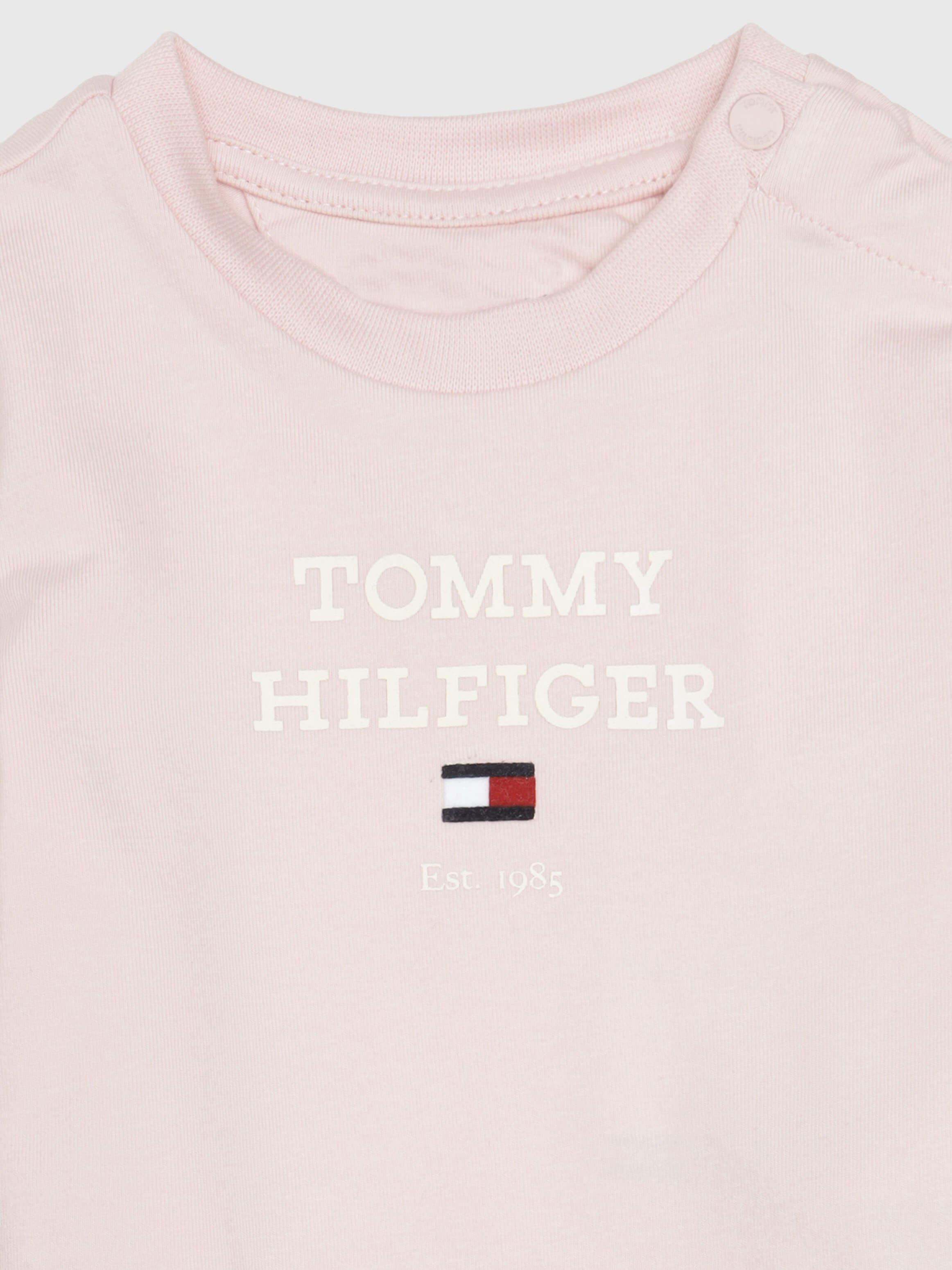 Playera de manga larga con cuello redondo bebé Tommy Hilfiger
