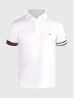 Polo-con-franjas-contrastantes-en-manga-de-hombre