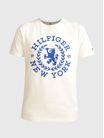Playera-de-cuello-redondo-con-escudo-bordado-de-mujer