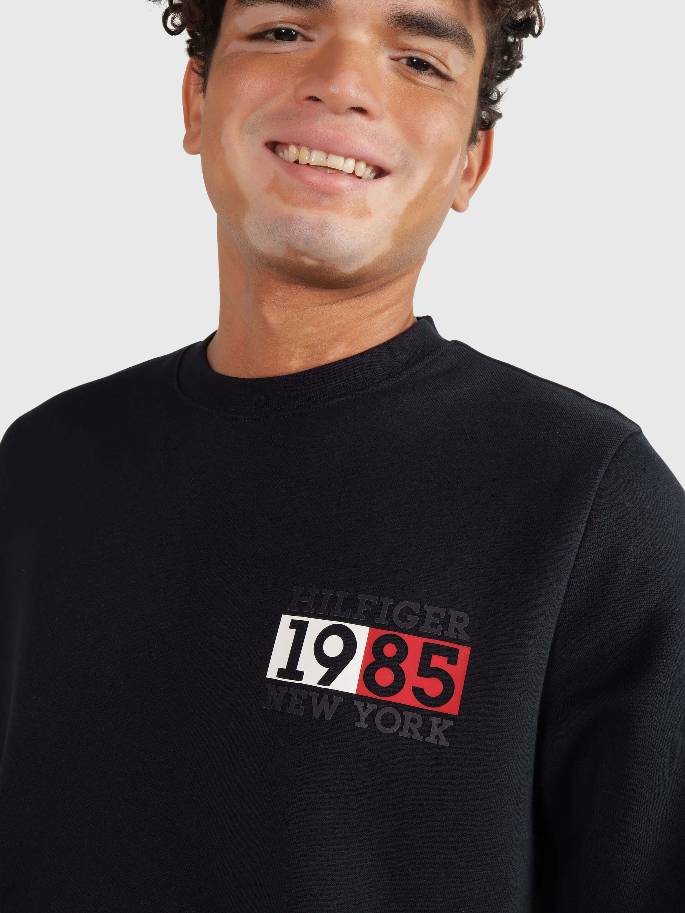 Sudadera de cuello redondo con logo New York hombre Tommy Hilfiger