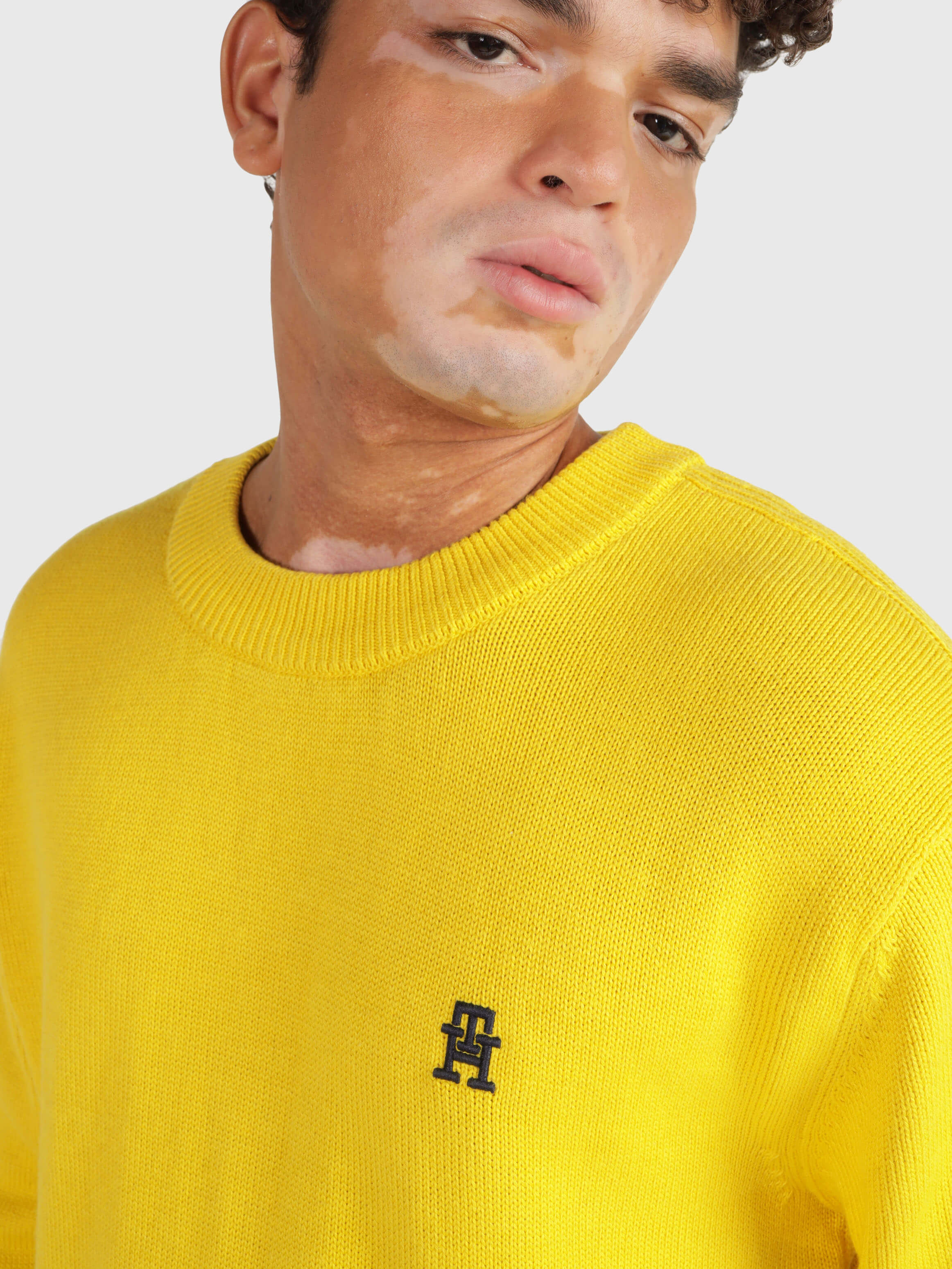 Suéter de cuello redondo TH Monogram hombre Tommy Hilfiger