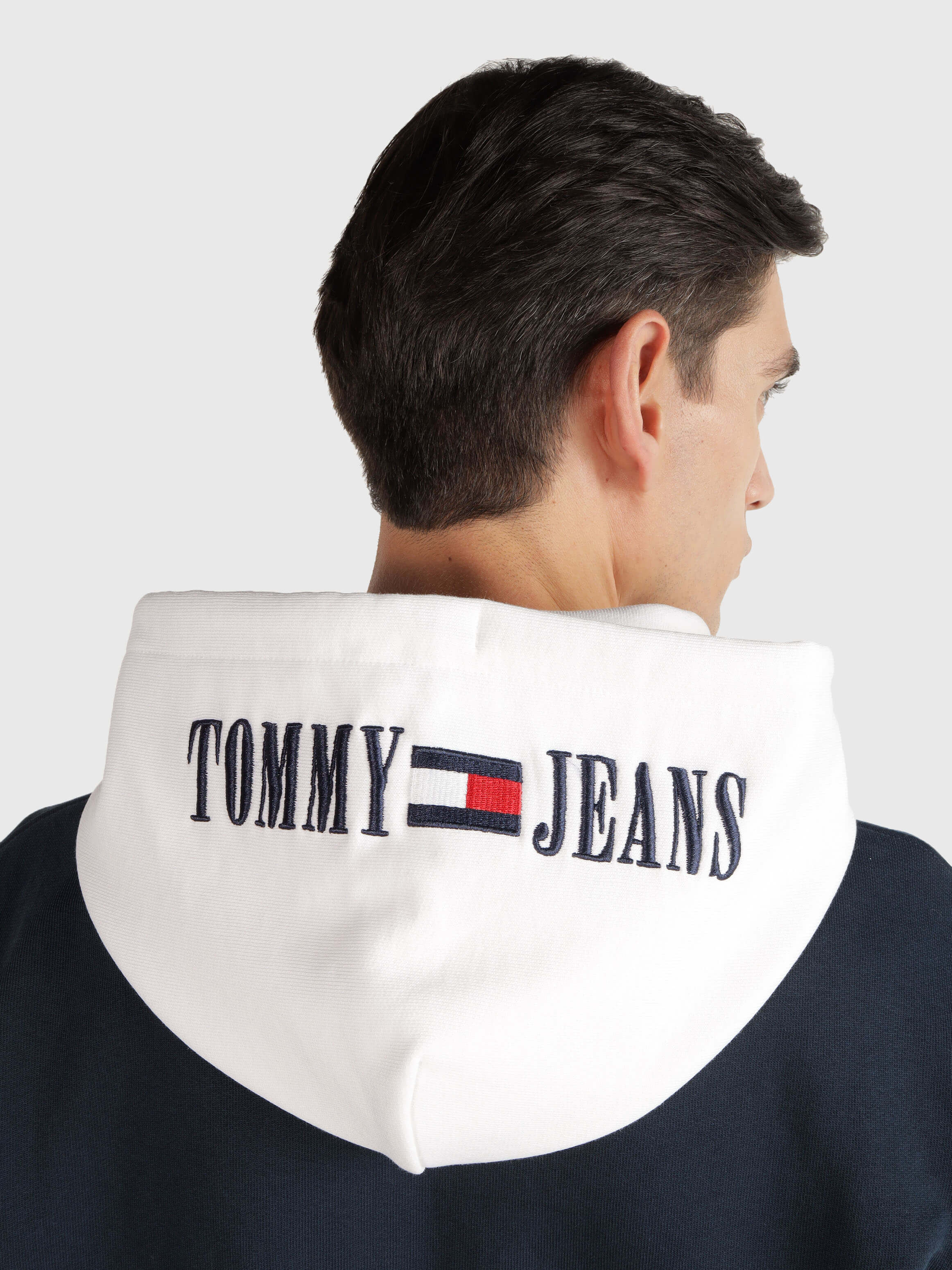 Sudadera con logo contrastante de hombre Tommy Jeans