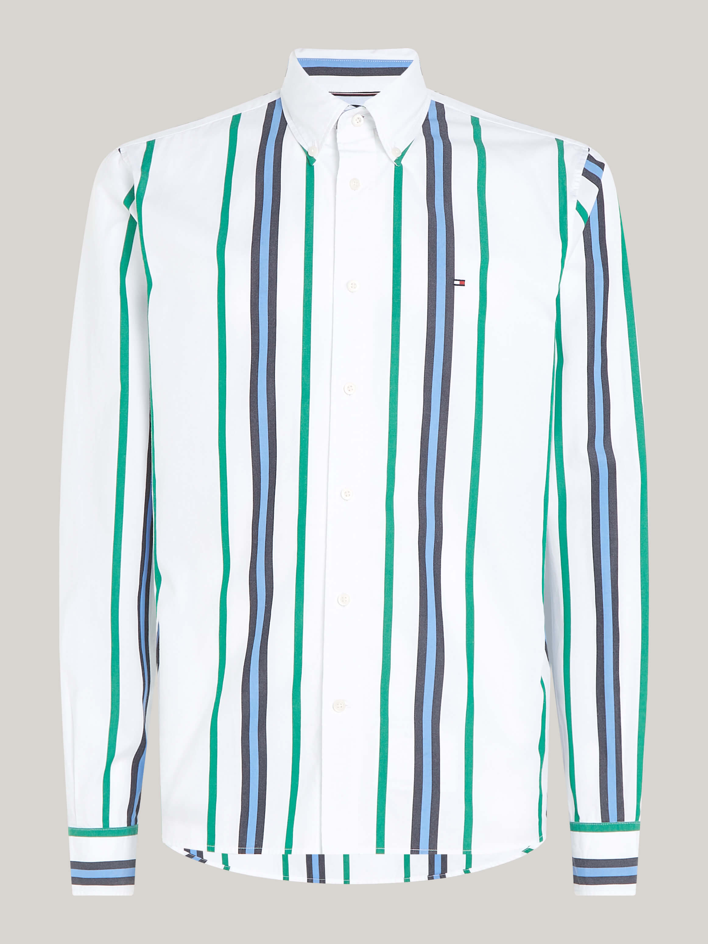 Camisa de líneas verticales corte regular hombre Tommy Hilfiger