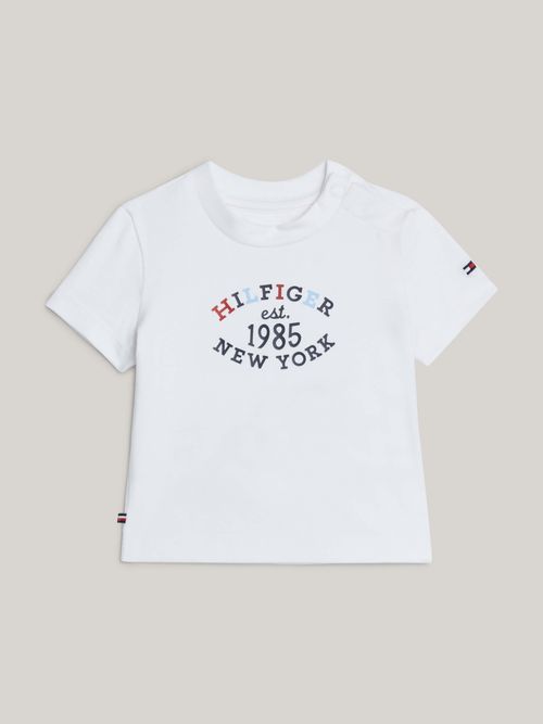 Playera-con-el-logo-del-monotipo-Hilfiger-de-ninos-unisex-Tommy-Hilfiger-KN0KN01858-YBR