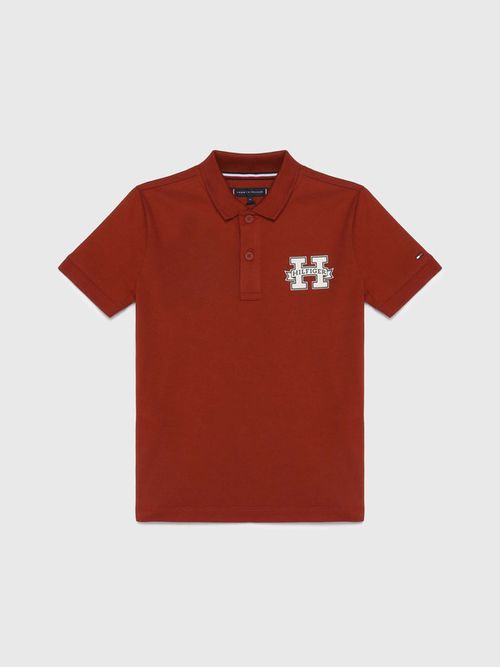 Polo-de-corte-regular-con-inicial-de-niño-Tommy-Hilfiger
