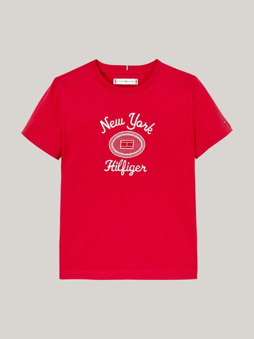 Playera-con-logotipo-metalizado-de-niña-Tommy-Hilfiger