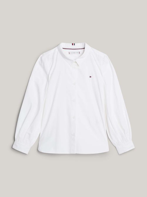 Blusa-Essential-de-mangas-fruncidas-de-niña-Tommy-Hilfiger