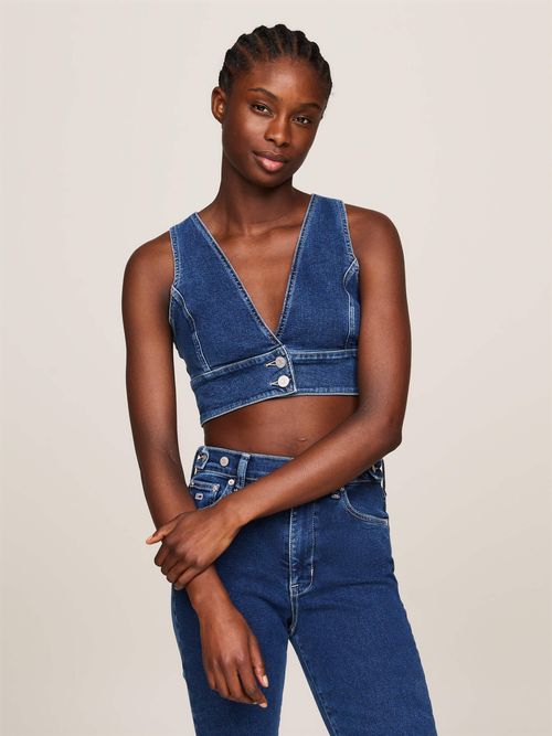 Top-denim-vaquero-sin-mangas-de-mujer-Tommy-Jeans