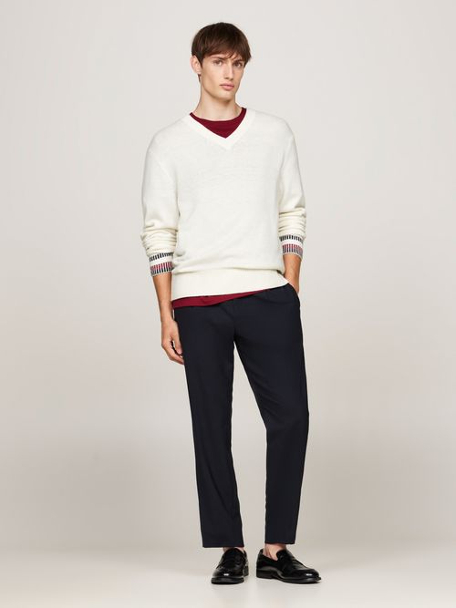 Sueter-de-mezcla-de-lana-con-cuello-de-pico-de-hombre-Tommy-Hilfiger