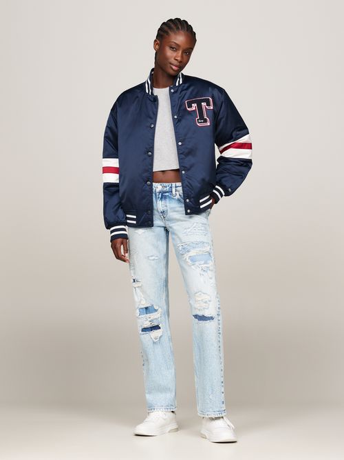 Jeans-Sophie-rectos-de-talle-bajo-y-desgastados-de-mujer-Tommy-Jeans-DW0DW18248-1AB