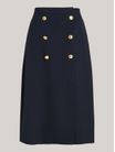 Falda-midi-de-sarga-con-botones-en-relieve-de-mujer-Tommy-Hilfiger-WW0WW43628-DW5