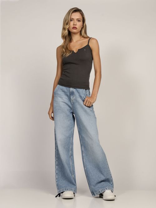 Playera-interior-acanalada-de-corte-slim-de-mujer-Tommy-Jeans-DW0DW18439-BDS