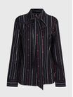 Camisa-de-rayas-y-logos-con-lazo-en-el-cuello-de-mujer-Tommy-Hilfiger-WW0WW42273-03T