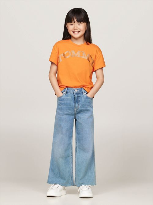 Playera-amplia-con-logo-universitario-de-niña-Tommy-Hilfiger