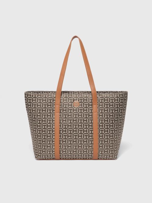 Bolsa-Tote-con-Monograma-Mujer-Tommy-Hilfiger-AW0AW12458-0F5