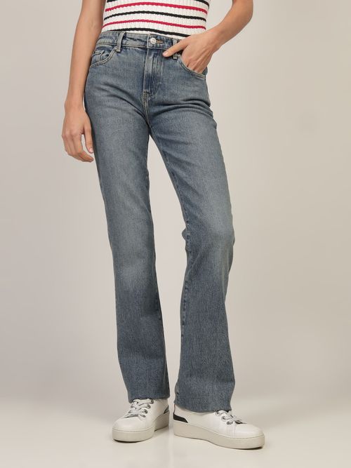 Jeans-de-Corte-Bootcut-con-Acabado-Deslavado-Mujer-Tommy-Hilfiger-WW0WW42213-1A6