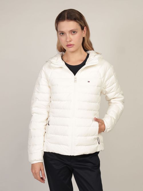 Chamarra-de-Corte-Regular-con-Acabado-Acolchado-Mujer-Tommy-Hilfiger-WW0WW42350-YBH