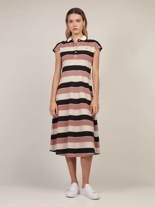 Vestido-de-Corte-Slim-con-Bloques-de-Color-Mujer-Tommy-Hilfiger-WW0WW43231-0FO