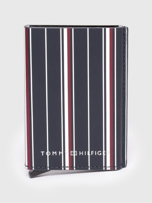 Set-de-Regalo-de-Piel-con-Llavero-Y-Tarjetero-Rayado-Hombre-Tommy-Hilfiger-AM0AM12790-0GY