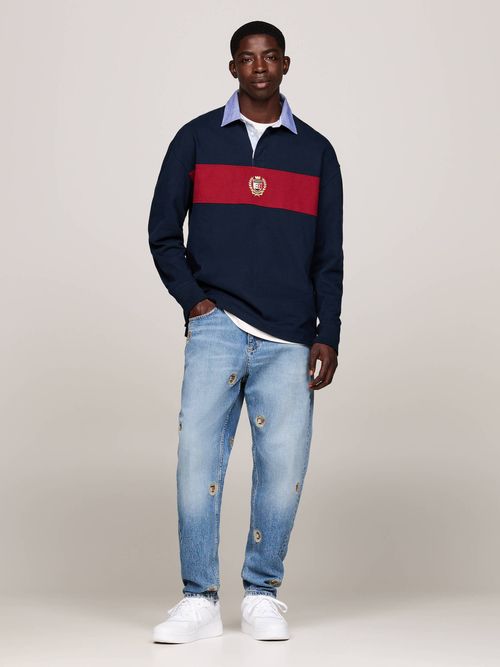 Polo-de-rugby-color-block-de-corte-oversize-de-hombre-Tommy-Jeans-DM0DM19620-C1G