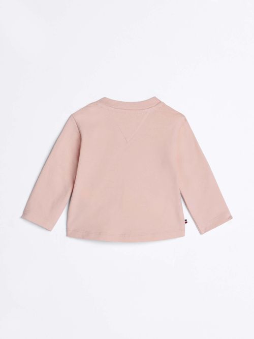 Playera-de-manga-larga-con-logo-metalizado-de-nina-Tommy-Hilfiger-KN0KN01917-TJX