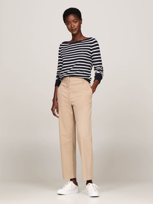 Sueter-de-cuello-barco-con-logo-bordado-de-mujer-Tommy-Hilfiger-WW0WW40099-0BE